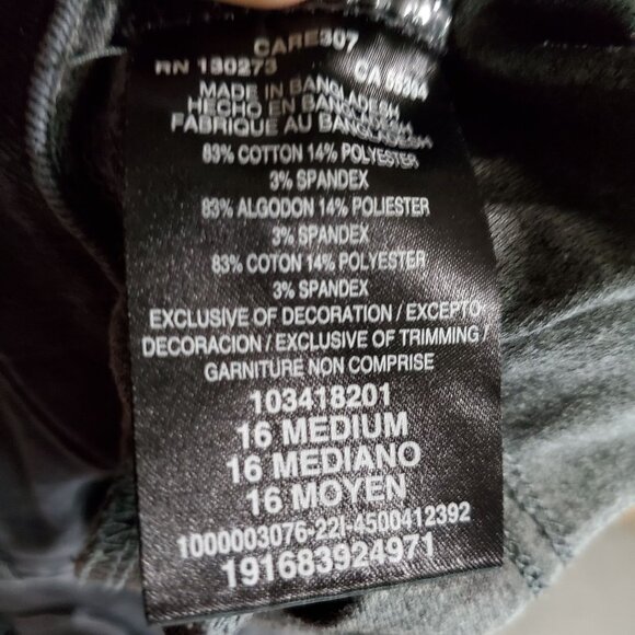 Lee Jeans Womens 16 Black Slim Fit Straight Leg Mid Rise Stretch Denim - Picture 4 of 11